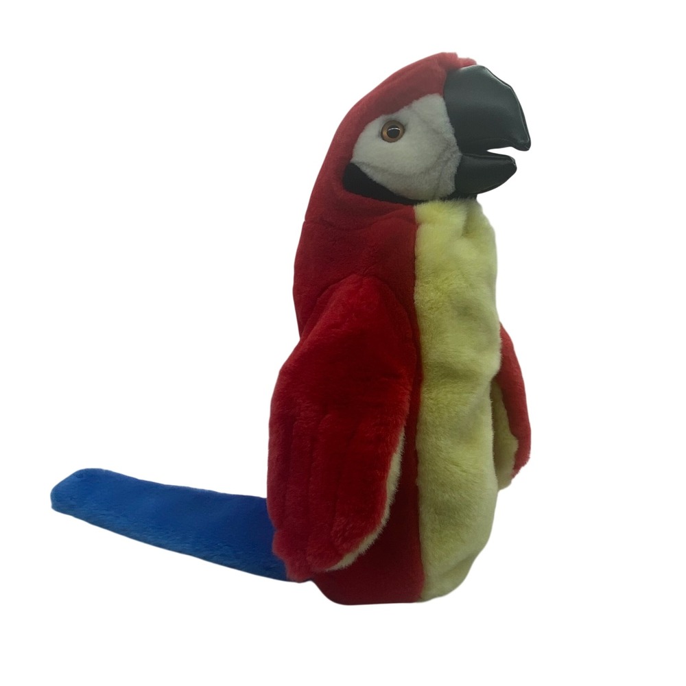 Daphne Headcovers Scarlet Macaw Parrot Golf Club Headcover Red Blue Yellow Bird